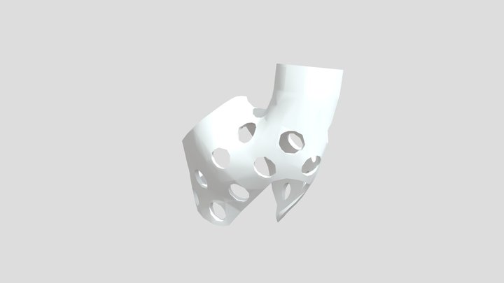 Orthesis Thumb (elongated +1cm) Left Side 3D Model