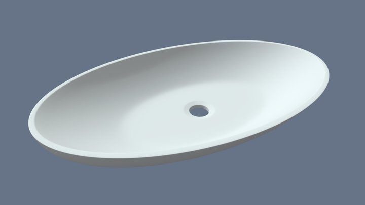 Eclipse sink - Rock Design 3D Model