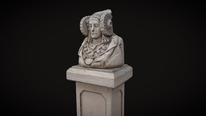 Replica Dama de Elche - Practica UNED 3D Model