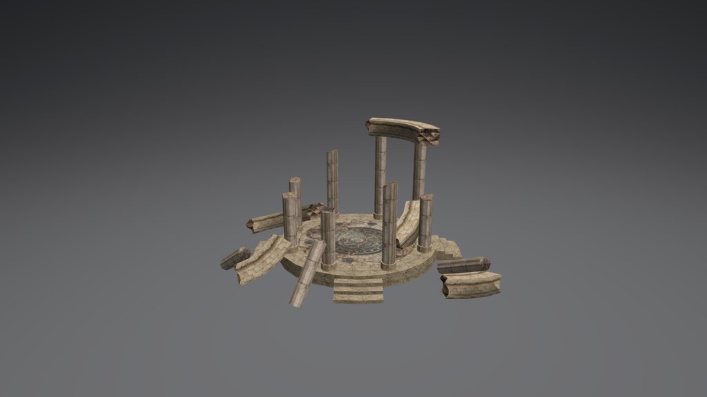 Medieval Ruin Tample