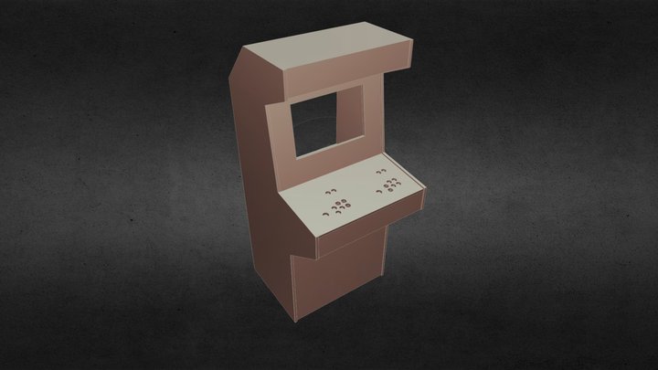 Arcade_2P#1 3D Model