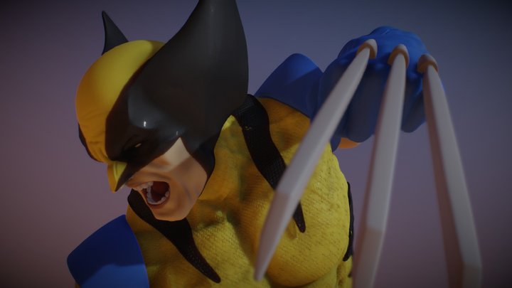 Wolverine - X-men / Fanart 3D Model