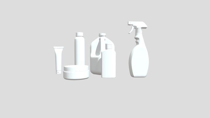 Adjustable cleaning kit 3D Model