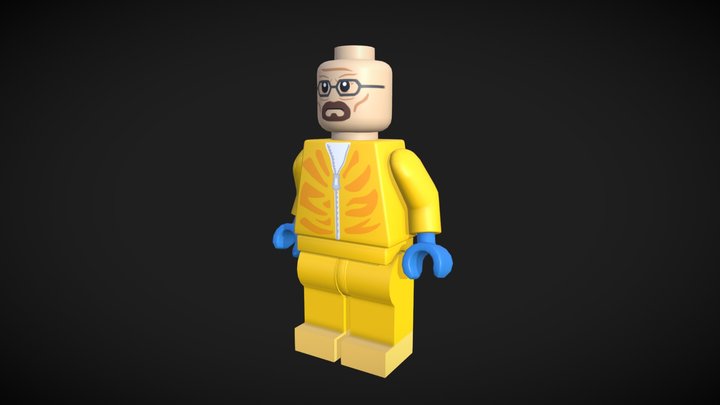 Walter White - Lego 3D Model