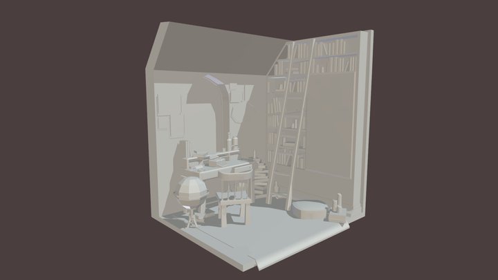 DAE - Crib Blockout 3D Model
