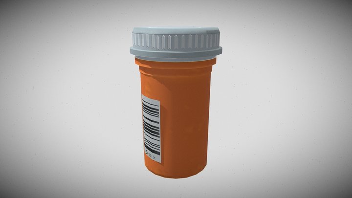 PillBottle 3D Model