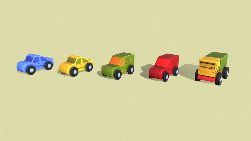 Wooden Toys Cars