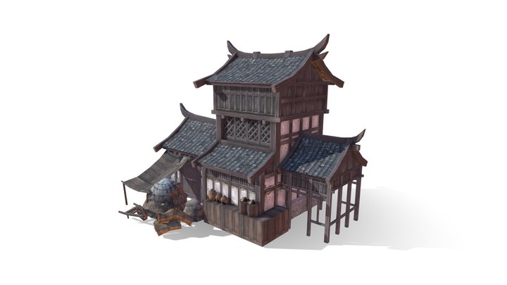 chinese house 3D Model