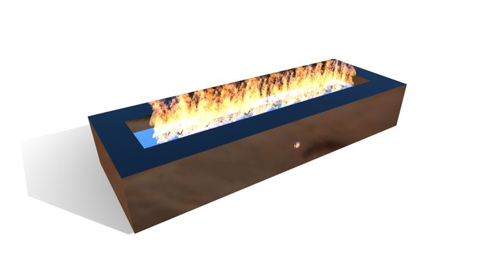 Modofire Large Fire Pit Table 3D Model