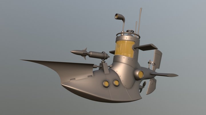 Submarine 3D Model