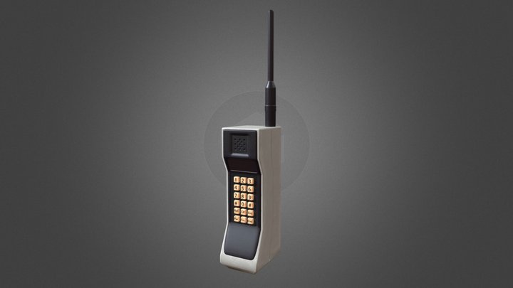 Old Mobile Phone 3D Model