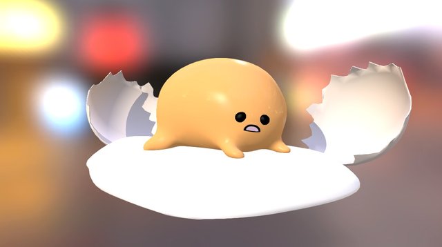 Gudetama 3D Model