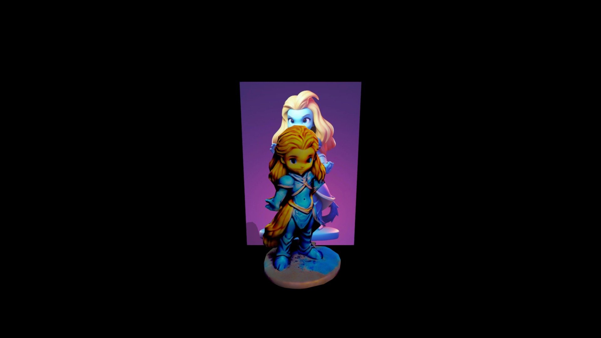 toy figurine of a girl. Download Free 3D model by klrxyz [2bb96ed