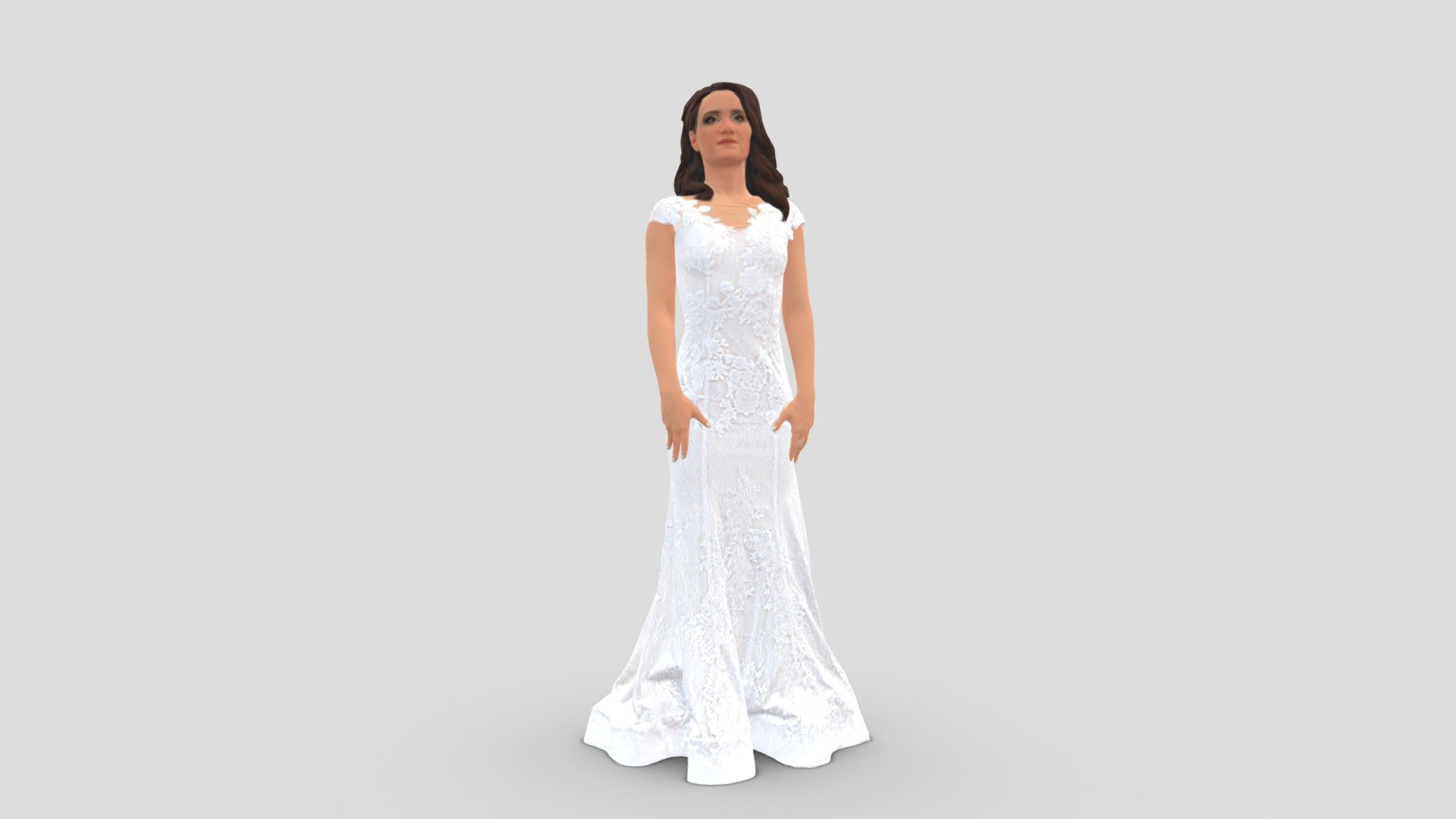 Bride In Dress 0414 — Sketchfab embed 3D viewer