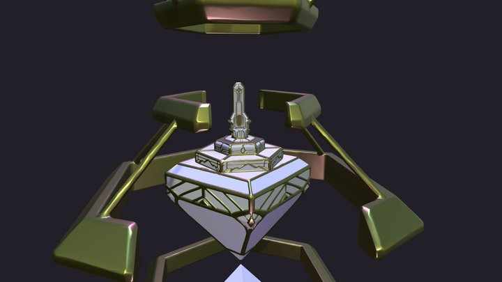 Hero Asset - Throne 3D Model
