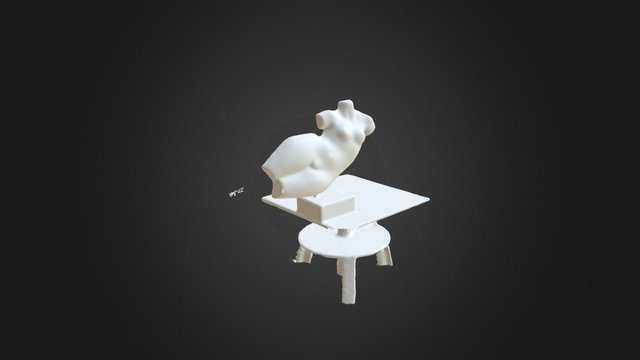 Model Liggende Kvinne 3D Model