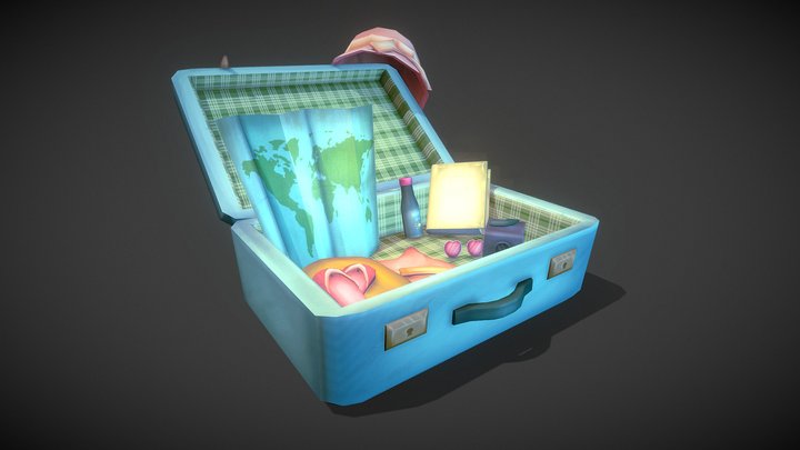 Suitcase 3D Model
