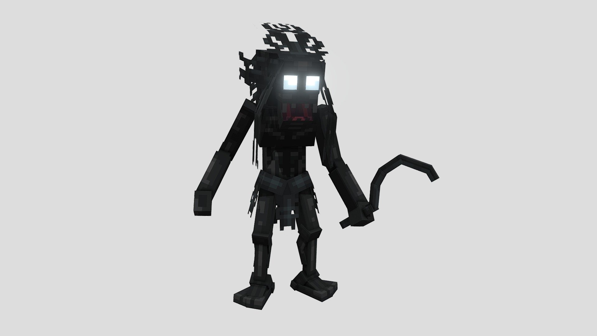 Mad one - 3D model by Queue (@blockbenchqueue) [2bbb544] - Sketchfab