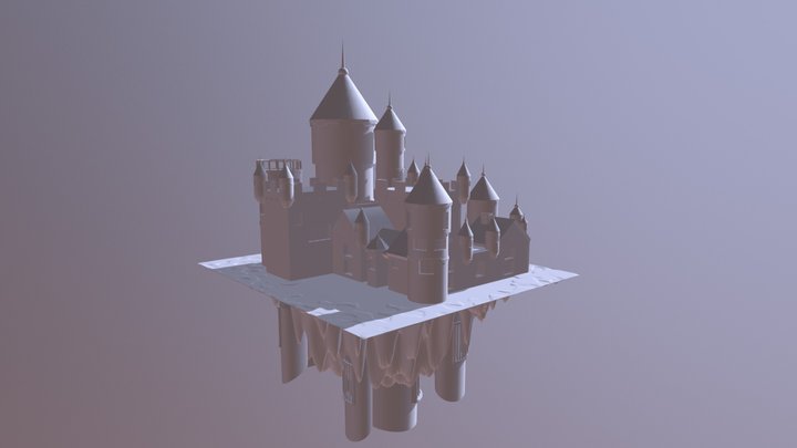 Sci- Fi Schloss 3D Model