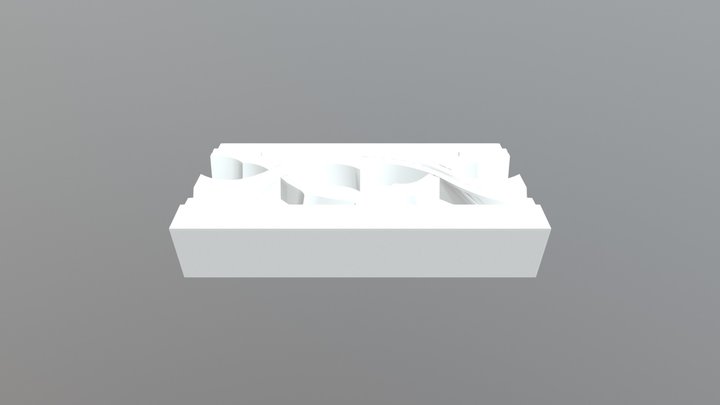 Louis Sullivan Terra Cotta Cornice Piece 3D Model