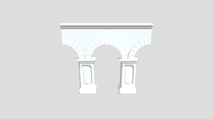 Bridge untextured 3D Model