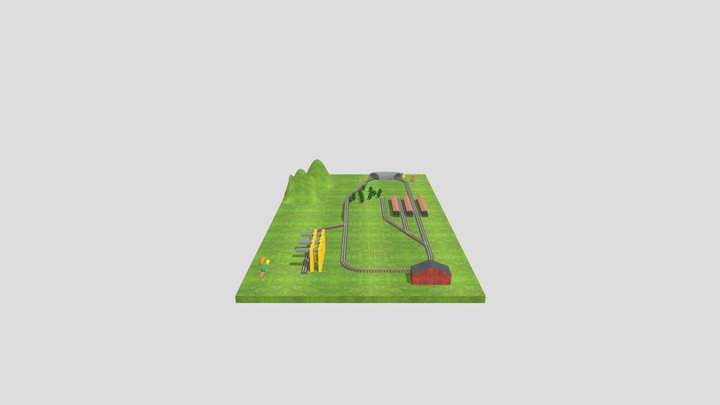 TrainTableFinal 3D Model