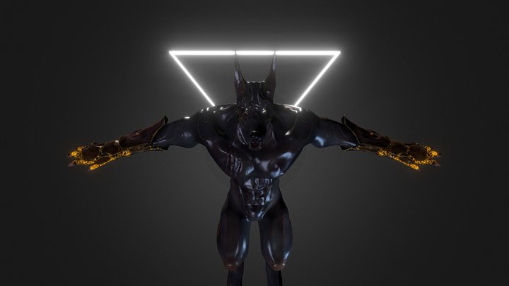 Anubis 3D Model