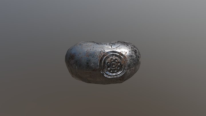 ប្រាក់ដួង - Ahlong Veng currency 3D Model