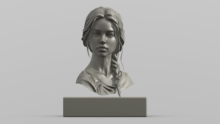 Young Lady 3D Model