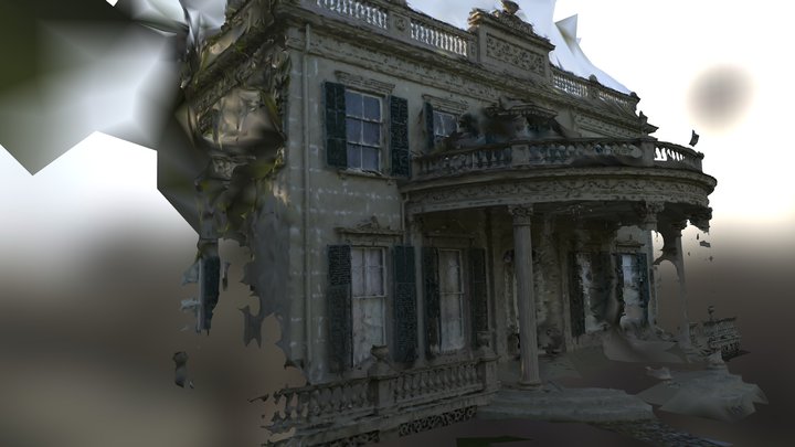 Space Castle Mesh (Montgomery Place Failure) 3D Model