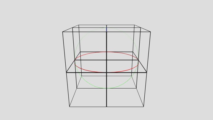 Isometric Sphere 3D Model