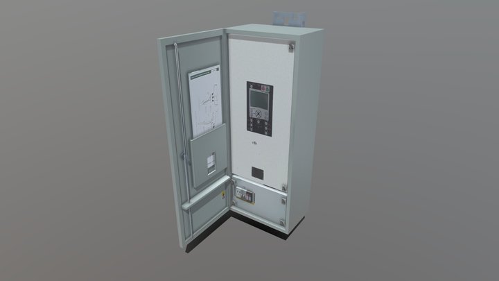 Reconectador Control 3D Model