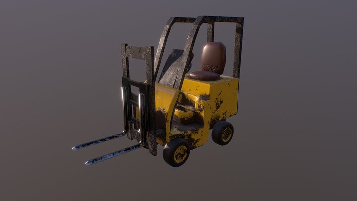 Warehouse loader 3D Model