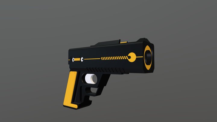 Gun Test 3D Model