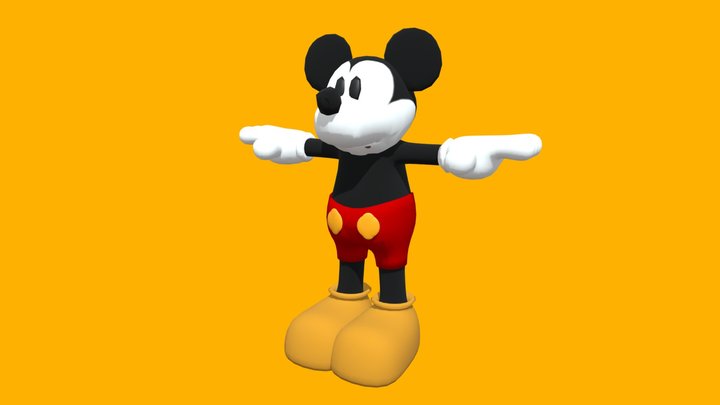 Disney's Mickey Mouse 3D Model