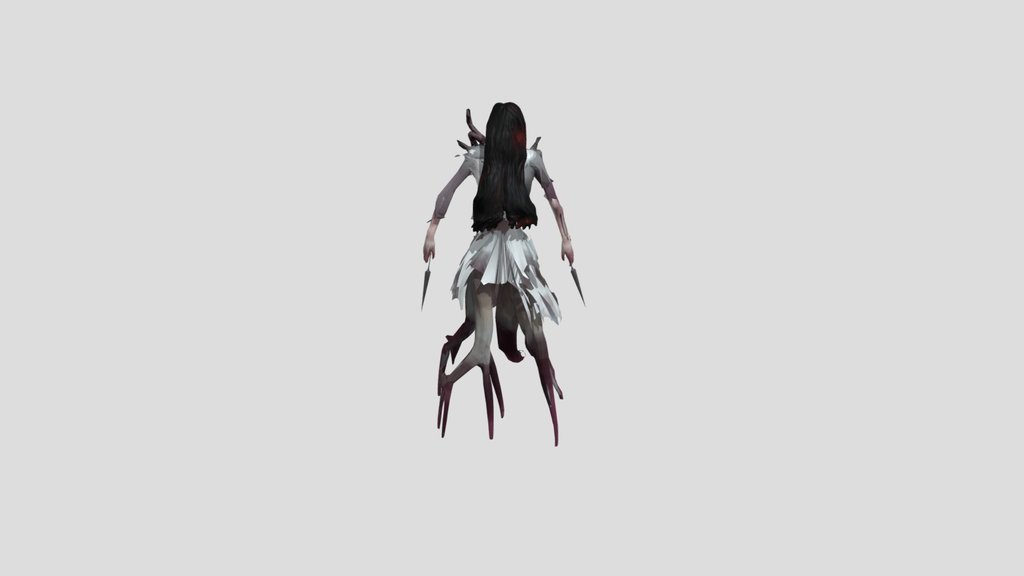 Horror Mutant Bloody Nurse Gore (RIGGED)