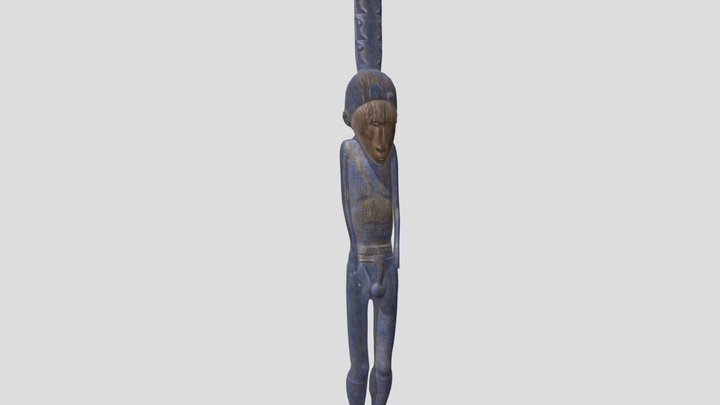 Torrou Körrou - The Blue Man (Art Test) 3D Model