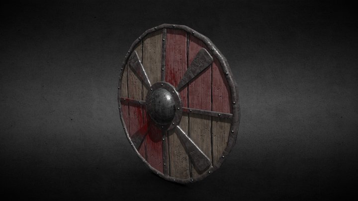 Viking's shield 2017 (old version) 3D Model