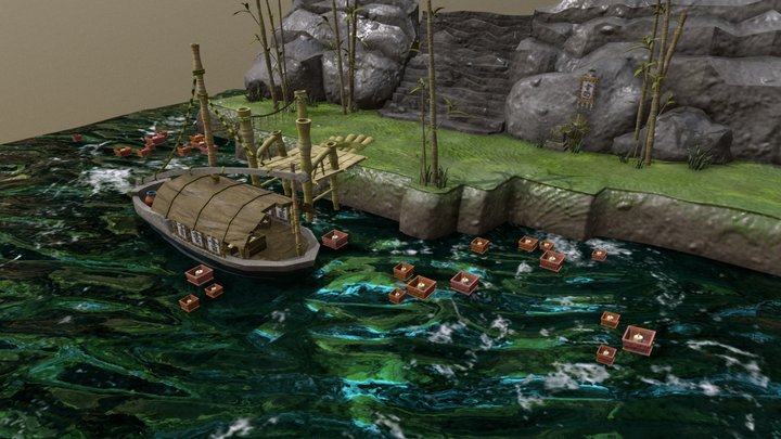 Dofus Inspirate Scene 3D Model