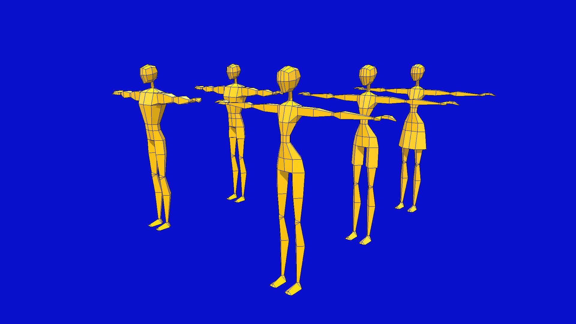 [Download] Low Poly Female And Male Base Mesh #2 - Download Free 3D ...