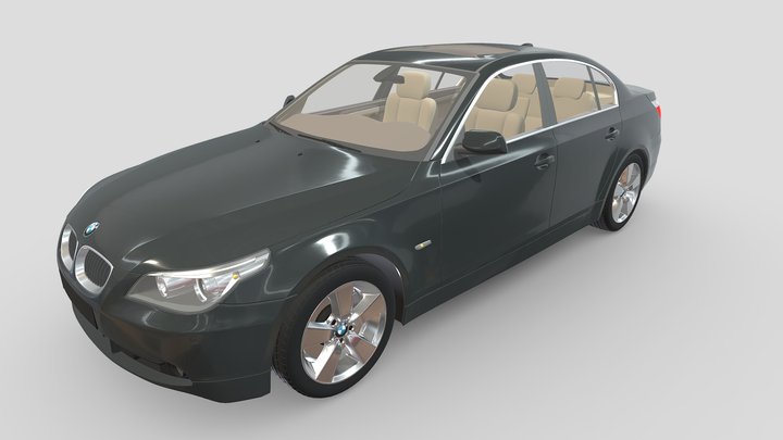 BMW 5 2010 3D Model