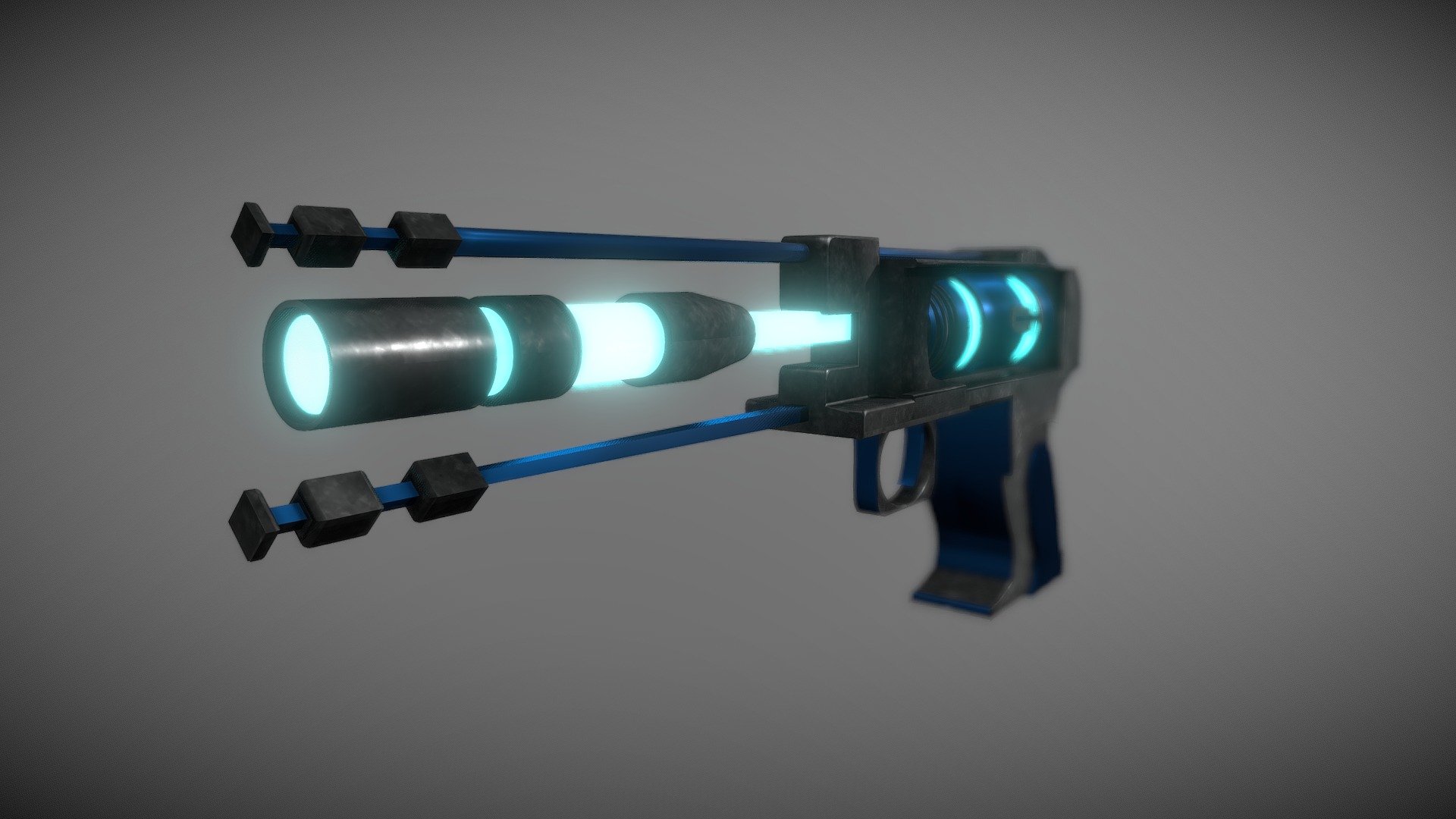 Cyberpunk Gun - 3D model by MrMarksman [2bc99c2] - Sketchfab