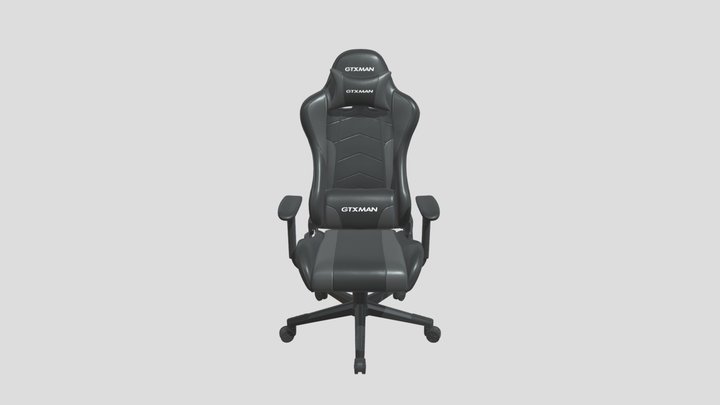 Black Gaming Chair – Free 3D Model STL