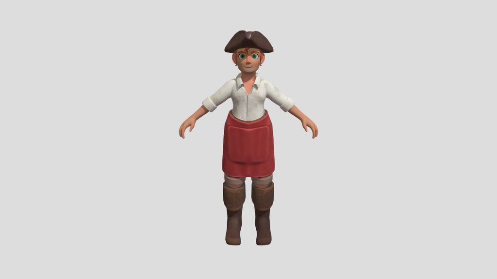 Pirate/Cook Full body Character