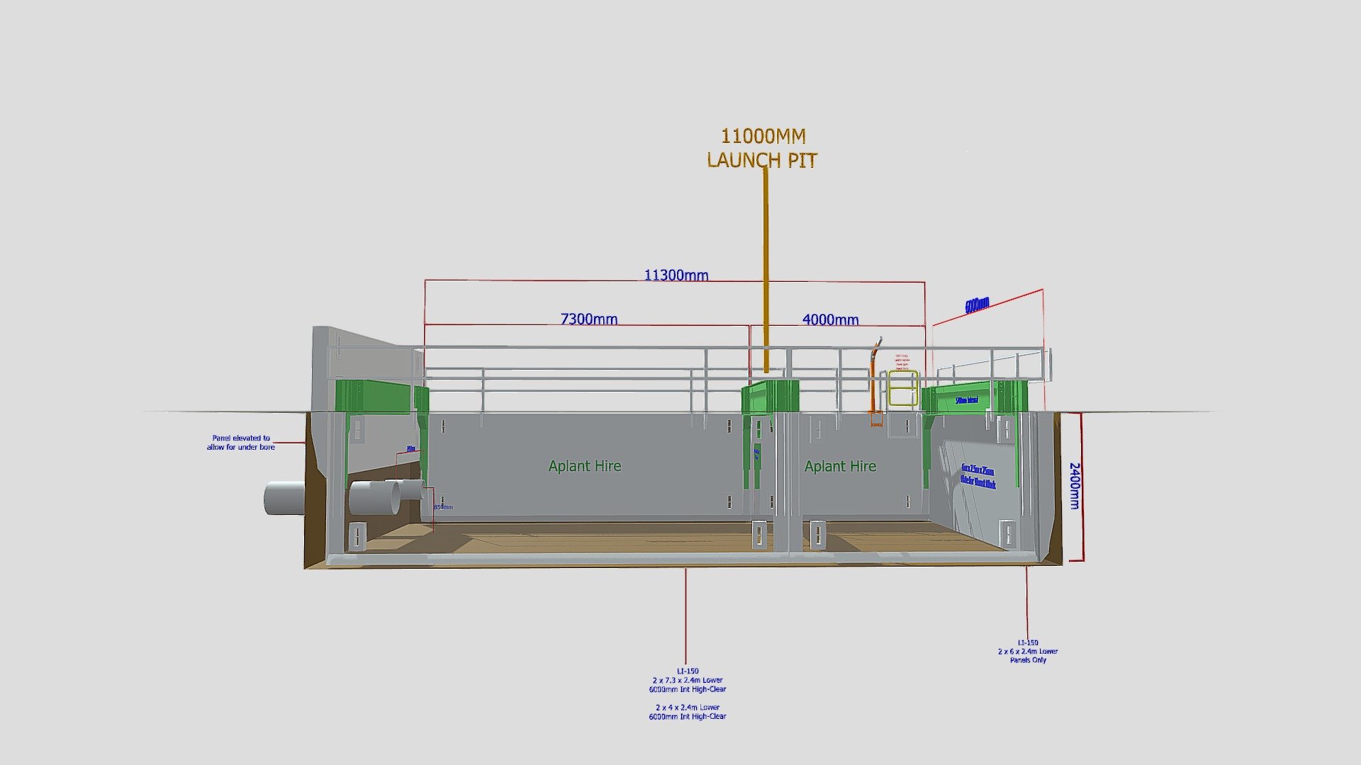 ABM Barbco Launch Pit - 3D model by Aplant Hire Co. Pty Ltd (@Moggo2448 ...