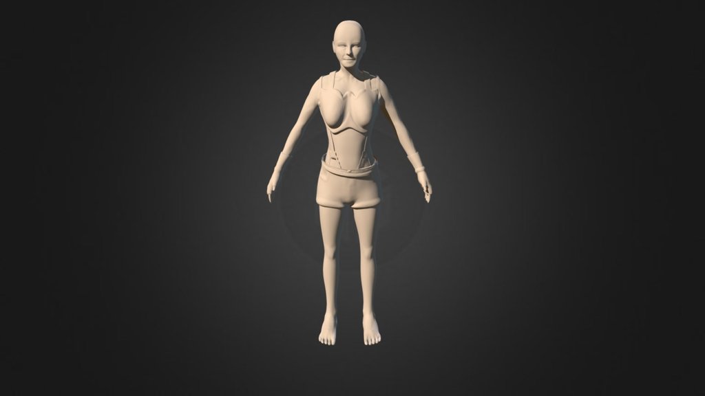 Female With Battle Suit