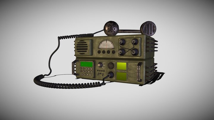 Military Radio 3D Model