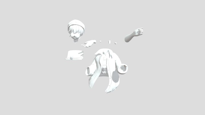 Meryl Stryfe Parte Superior 01 3D Model