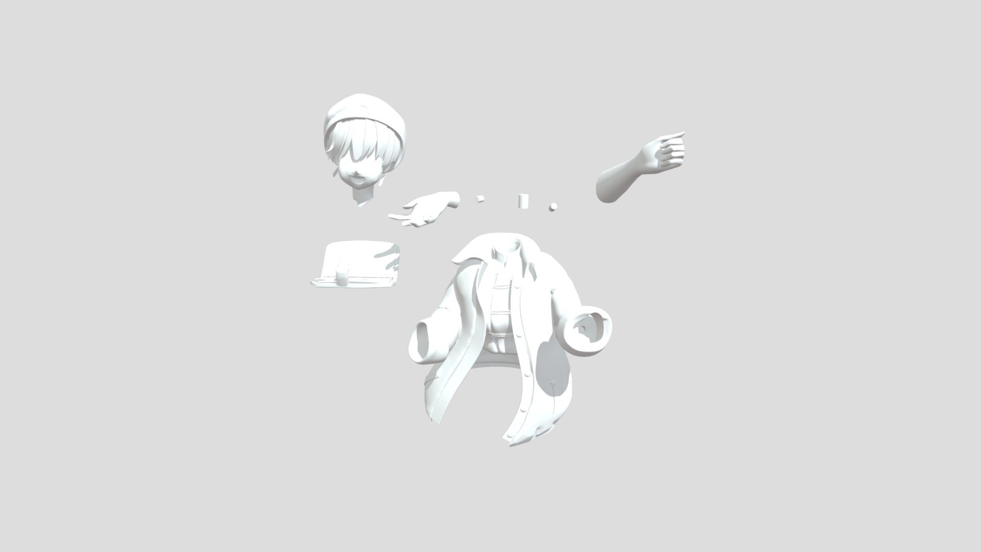 Meryl Stryfe Parte Superior 01 - Download Free 3D model by YaretSD ...