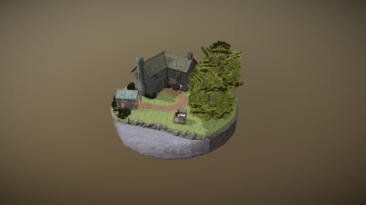 DAE Diorama retake – Small farm 3D Model